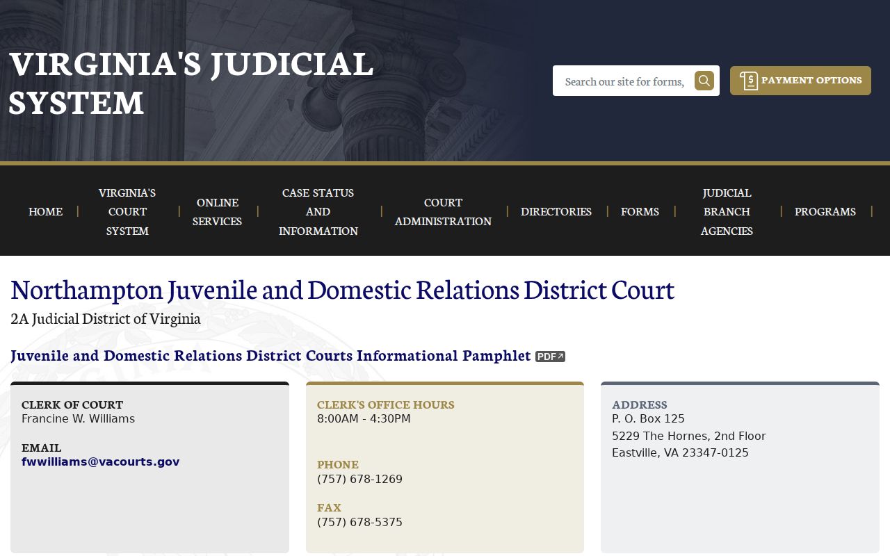 Northampton County J&DR jurisdiction and restricted warrant case access
