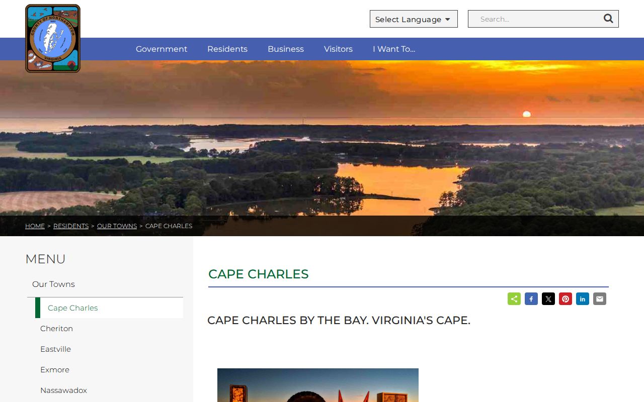 Cape Charles Northampton County warrant police and court record routing information