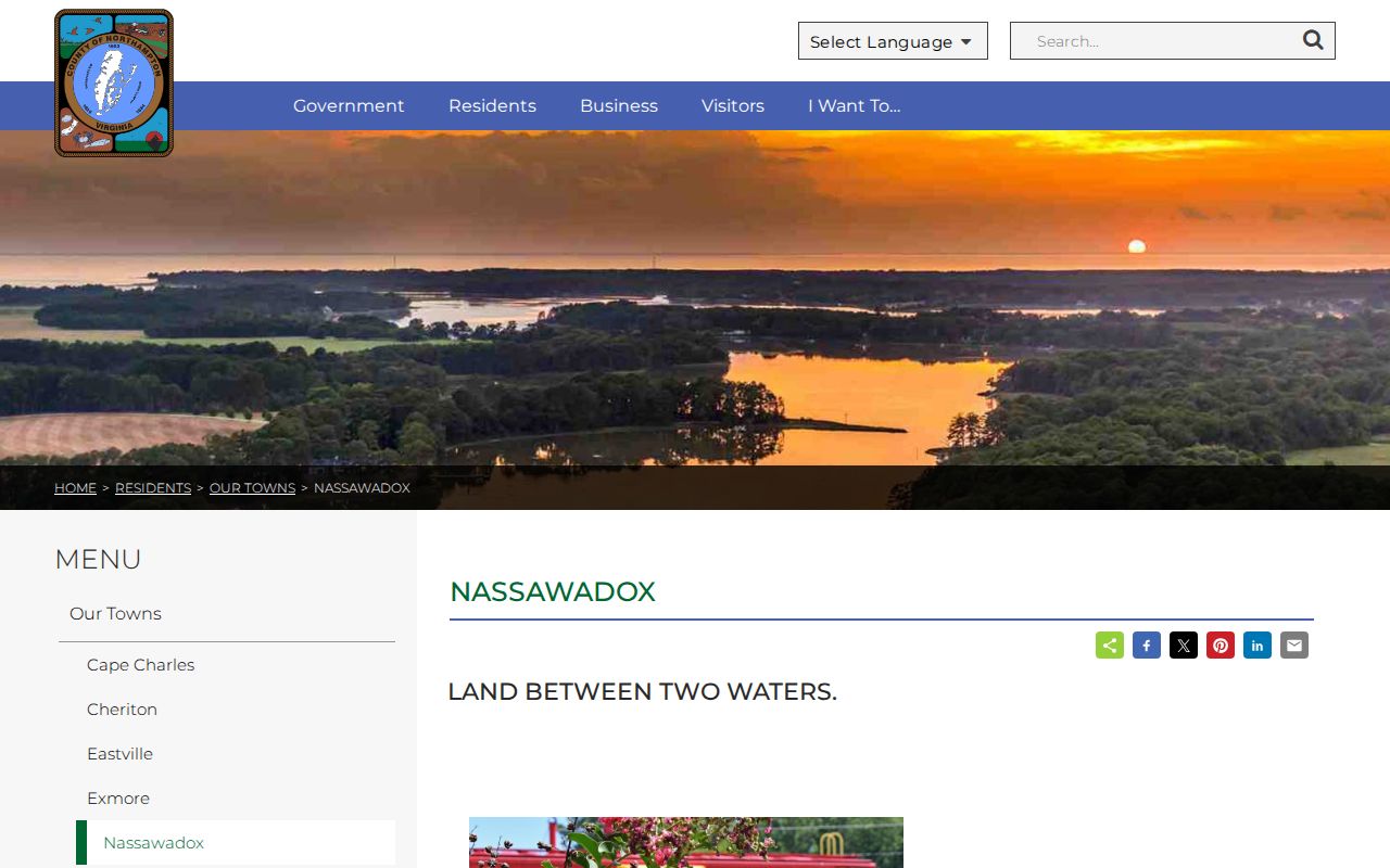 Nassawadox Northampton County warrant search context from town geography