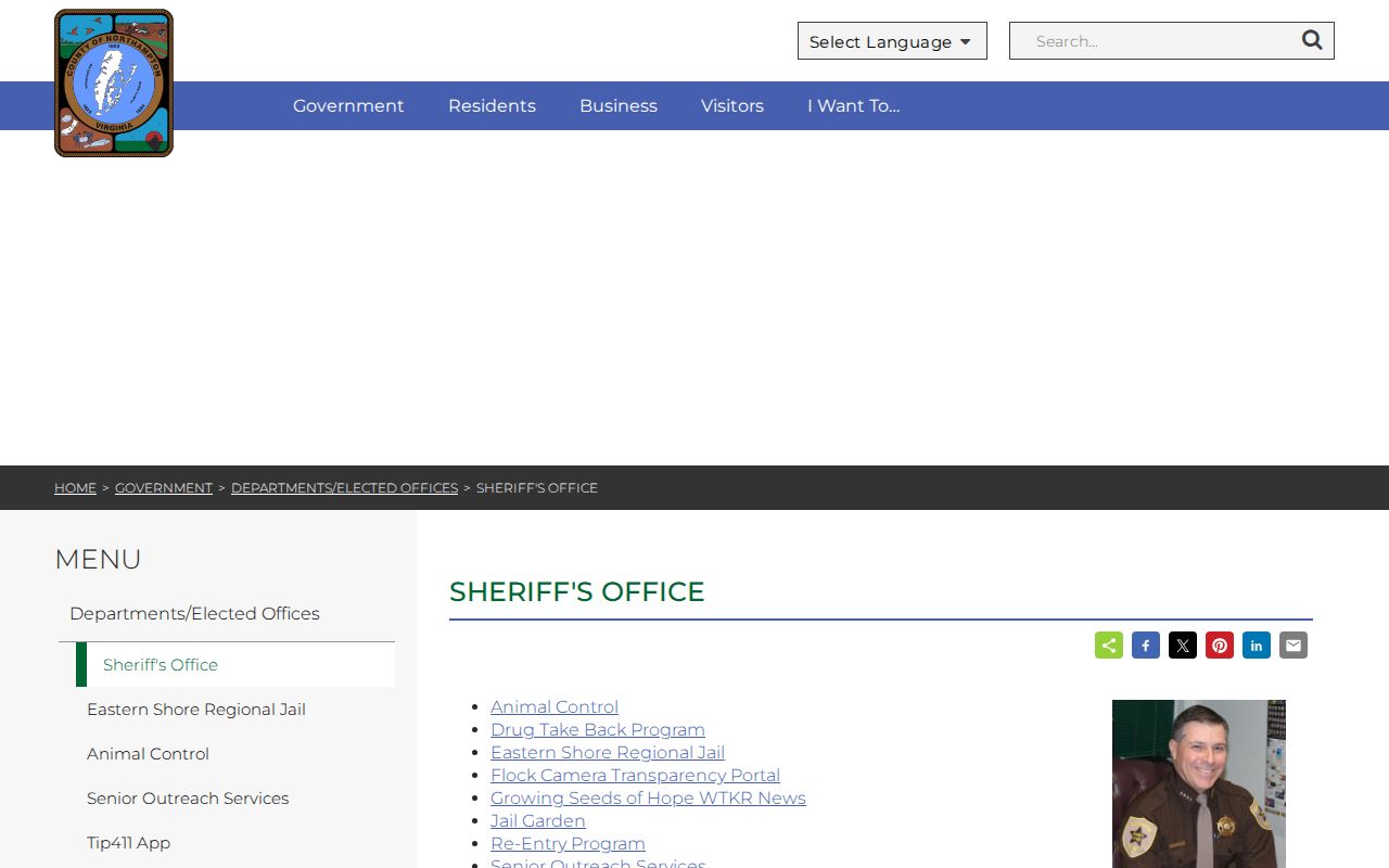 Northampton County Sheriff service channel for warrant and court process questions